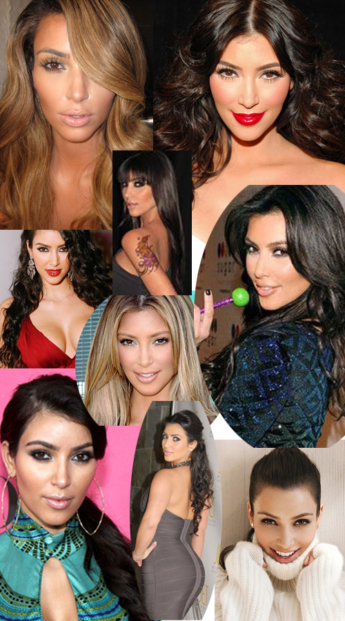 kim kardashian hair extensions 2011. Kim Kardashian#39;s hair is